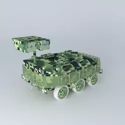 ARGO DEFENCE INDUSTRIES ADI  JLTV Scorpion MK 1 w wire cage a... 3D model