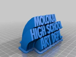 ART DEPT.  LETTERING