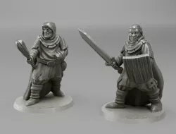 Bandits ! Two variants (Supportless Miniatures)