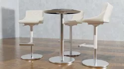 Bar Table Chairs Stools Barstool Game Ready 3D model
