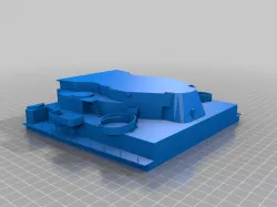Battleship Missouri (pre-parted into chunks for printing)
