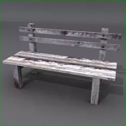 Bench 3d model 3D model