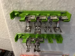 Bernina 9mm Presser-Foot Hanger, multiple feet