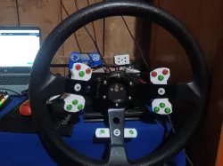Button steering wheel - concave steering wheel