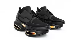 C4D modeling rendering - realistic sports shoes 3D model