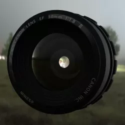 Canon FD  Low-poly 3D model