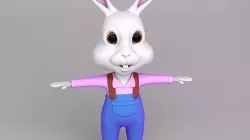 Cartoon Rabbit 3D model 3D model