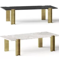 CB2 Alcide Rectangular Coffee Table 3D model