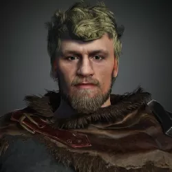 Celtic Warrior With Axe Seems Like Mcgregor Conor Ready To Use  3D model