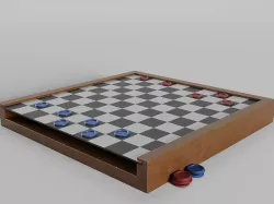 Checkerboard Toy 3D model