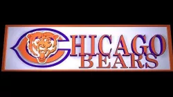 Chicago Bears banner 3D model