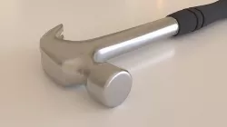 Claw Hammer Low-poly 3D model