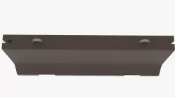 Concrete Barrier Low-poly 3D model