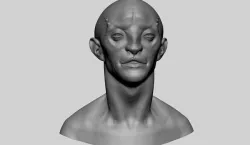 Creature Head v22 3D model