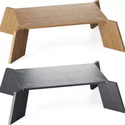 Dingo restaurant modern table  Low-poly 3D model
