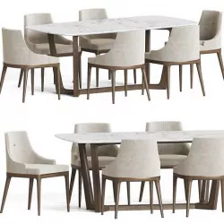 Dining Set 170 3D model