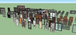 Doors and Windows for Sketchup 3D model