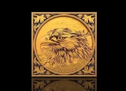 Eagle 3d relief for printing and aspire applications 3D model