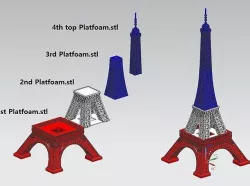 Eiffel Tower 3D model
