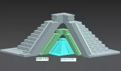 El Castillo - Chichen Itza 3D model