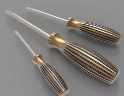 Flat Head Screw Driver 3D model