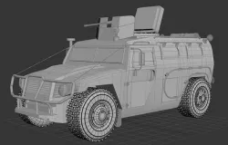 Gaz Tiger 3D model