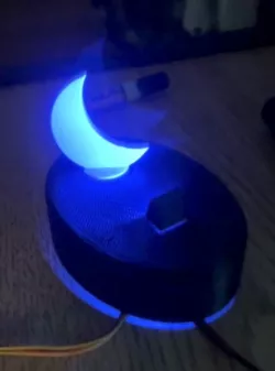 Glowing/Projecting Rotating Moon