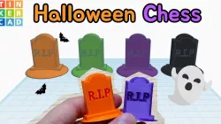 Halloween Chess Grave Pawn
