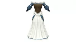 House Of Denit Lady Lancel Medieval Gown With Motifs Low-poly 3D model
