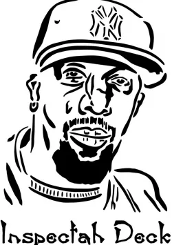Inspectah Deck stencil
