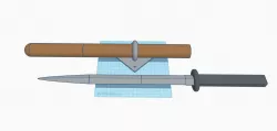 Kakashi Tanto - White Light Chakra Sabre
