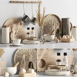 kitchen accessories 3D model