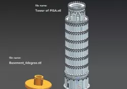 Leaning Tower of Pisa 3D model