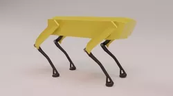 Low Poly Robot Dog - Boston Dynamics Spot  Low-poly 3D model