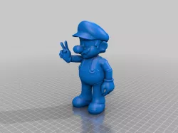 Mario with a flat ass