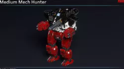 Medium Mech Hunter Low-poly 3D model