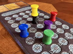 Mosaic Board Game Score Markers and Base Rings