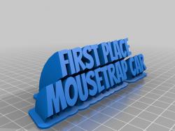 Mousetrap car by Lazy T Arrow, Download free STL model