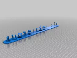 My Customized Dual Letter Blocks Illusion Customizer (lubie cie, nienawidze cie)