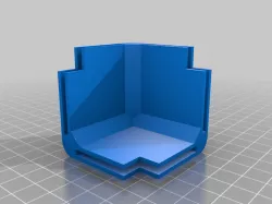 My Customized Parametric Mini Modular Framing System - Corner Block and Rail