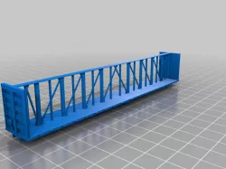 N scale centerbeam flatcar
