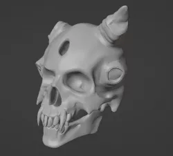 Paz's Skull from Metal: Hellsinger