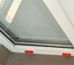 Plastic window weep hole covers