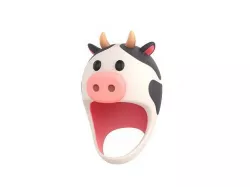 Prop066 Cow Hat 3D model