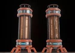 Sci-Fi Reactor Low-poly 3D model