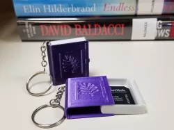 Secret Book Keychain