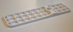 Shower rod tray