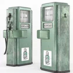 Sinclair Gas Pump  3D model