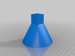 Square to round funnel