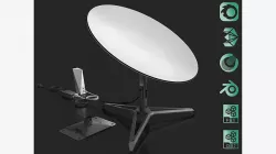 Starlink Satellite Internet Dish Gen 1  3D model